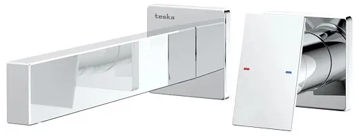 Смеситель встраиваемый для умывальника Teska Alax E5306