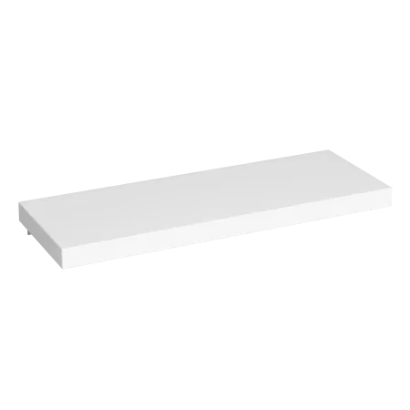 Столешница Kupala PLATO 140 белая матовая , искусственный монолитный камень Solid Surface, кронштейн с артикулом KPR заказывается отдельно!
