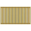 Радиатор трубчатый Сунержа Эстет-00, 21 секция, боковое подключение, цвет золото, 03-0332-5021
