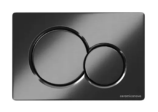 Клавиша смыва Ceramicanova Balance Sphere CN12-003GG, механическая, вороненая сталь