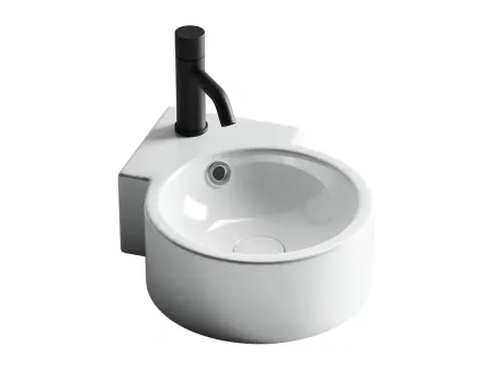 Умывальник Ceramicanova Element CN5019 31х41х12.5см угловой с переливом, CN5019