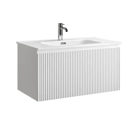 Тумба под раковину Sancos SNOB R 1.0, SNR1.080W, 80 см, подвесная, Bianco
