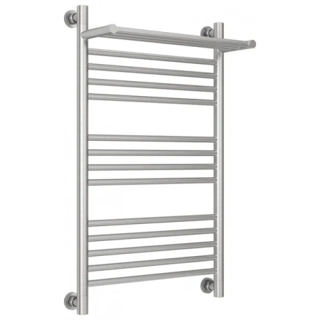 Полотенцесушитель водяной Сунержа Богема+ 071-0223-8050, 800x500, с полкой, цвет сатин