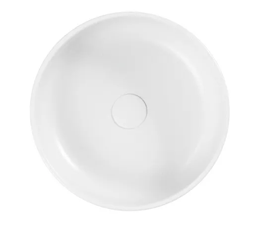 Умывальник-чаша Belux Клермонт КГ 390 для столешницы, solid surface, белый матовый, 4810924284792