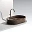 Раковина Ceramicanova Element CN6048MDB, 60 см, сантехфарфор, цвет темно-коричневый матовый