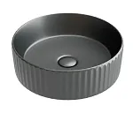 Умывальник Ceramicanova Element CN6057MDH 36см сантехфарфор темный антрацит, CN6057MDH
