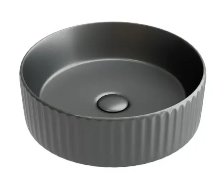 Раковина Ceramicanova Element CN6057MDH, 36 см, сантехфарфор, цвет темный антрацит матовый