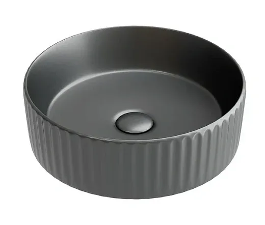Умывальник Ceramicanova Element CN6057MDH 36см сантехфарфор темный антрацит, CN6057MDH