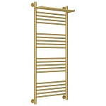 Полотенцесушитель водяной Сунержа Богема+, 1200x500, с полкой, цвет матовое золото, 032-0223-1250