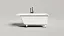 Ванна Salini Cascata 105011M, 150 х 70 см, из искусственного камня S-Sense, цвет белый матовый