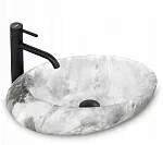 Умывальник Rea Roxy C Stone L.Grey 48,7х30,8 светло-серый, REA-U6651