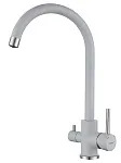 Смеситель для кухни GRANFEST QUARZ Z-5420 серый, 4610015007169