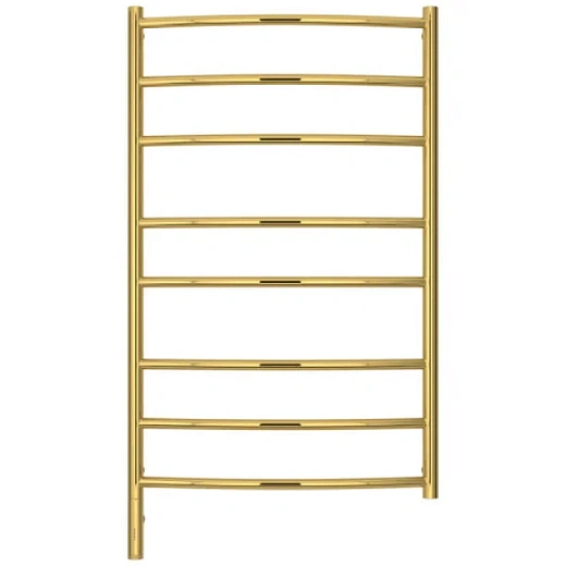 Полотенцесушитель электрический Сунержа Галант 3.0, высота 100 см, ширина 60 см, диммер слева/справа, цвет золото, 03-5800-1060/03-5801-1060