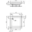 Душевой поддон 80X80X13см Ideal Standard HOTLINE K276401