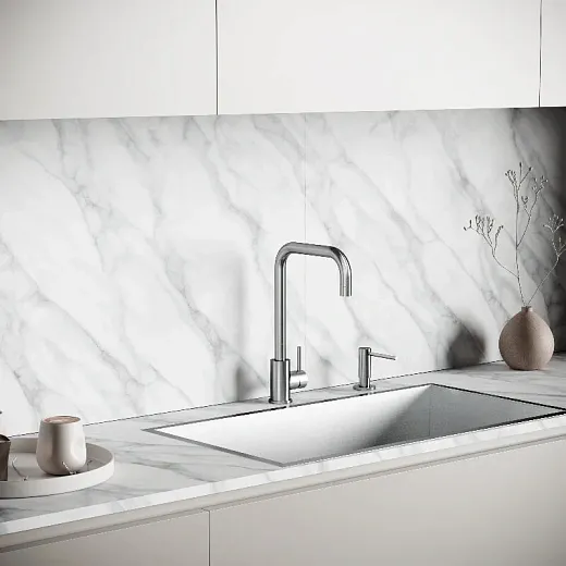 Смеситель для кухонной мойки Sancos Stainless SC12002SS, цвет нержавеющая сталь