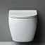 Подвесной безободковый унитаз Ceramicanova Metropol CN4002 Rimless, крышка микролифт, сантехфарфор (выставочный образец, отсутствует упаковка)