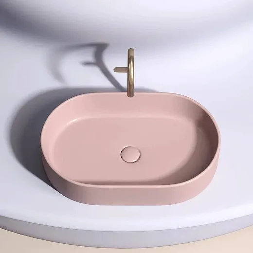 Умывальник Ceramicanova Element CN6048MP 60см сантехфарфор розовый матовый, CN6048MP