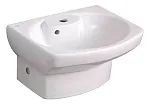Мини-раковина Roca Dama Senso Compacto 327514000, 48 x 37,5 см, с полупьедсталом