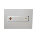 Кнопка смыва OLI Oceania пневматическая матовая