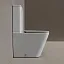Напольный унитаз Ceramicanova Cubic CN1803T, безободковый, смыв Торнадо, сиденье микролифт, белый