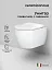 Комплект: инсталляция Ceramicanova Balance с кнопкой Balance Rect белой и унитаз подвесной Ceramicanova Play Rimless с сиденьем микролифт