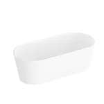 Ванна акриловая VitrA Geo 170 x 80.5 см отдельностоящая+ножки+скрытый сифон, прямоугольная, белая, 65370006000