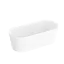 Ванна акриловая VitrA Geo 170 x 80.5 см отдельностоящая+ножки+скрытый сифон, прямоугольная, белая, 65370006000