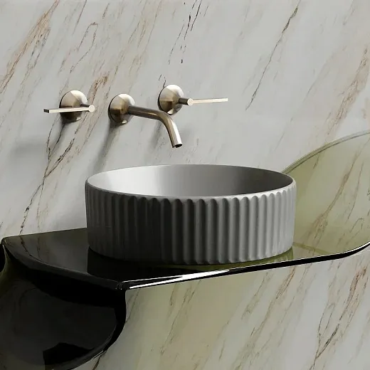 Умывальник Ceramicanova Element CN6057MH 36см сантехфарфор антрацит матовый, CN6057MH