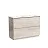 Тумба под сдвоенную раковину Sancos Libra Floor LB120F-2EG, 120 см, напольная, дуб галифакс натуральный