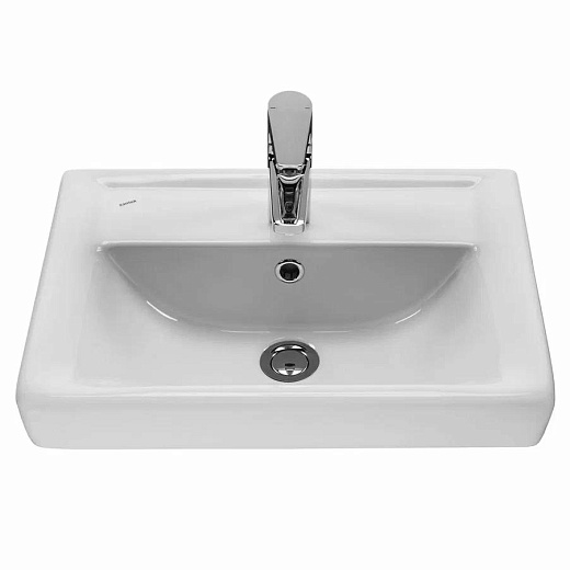 Тумба напольная Volna Lake 50.2D с умывальником белая