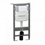 Инсталляция для унитаза Ceramicanova Envision CN1002W/Flat, с кнопкой и креплениями, цвет белый