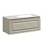 Тумба под раковину Sancos Very 100 см, подвесная, правая/левая, цвет Beige Soft, VR100RCE/VR100LCE