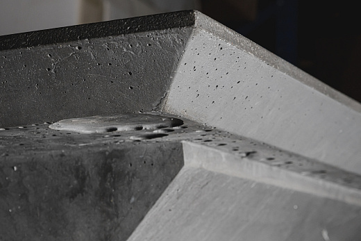 Раковина из бетона Jorno Incline 80