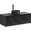 Тумба под раковину Sancos Stone 120, подвесная, Nero Marquina (черный мрамор), ST120NM