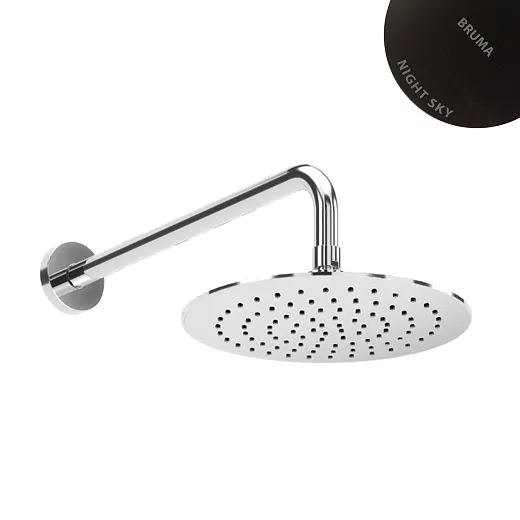 Система скрытого монтажа Bruma Leaf на 2 потока Set 167 130 1 NS, верхний душ 250мм Night Sky