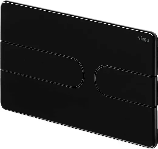 Панель смыва Viega Prevista для унитазов Visign for Style 23, цвет черный