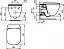 Унитаз Ideal Standard Tesi Rimless T355101, сиденье с микролифтом в комплекте