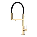 Смеситель PAULMARK TORNADO To213402-SBG, (золото/светлое брашированное золото)