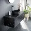 Тумба под раковину Sancos Stone 120, подвесная, Nero Marquina (черный мрамор), ST120NM