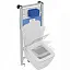 Комплект инсталляции Ideal Standard с подвесным унитазом T359601 STRADA II AquaBlade® и инсталляцией PROSYS