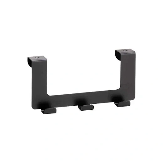 Планка на 3 крючка Bemeta Dark 101106220, цвет черный Планка на 3 крючка Bemeta Dark 101106220, цвет черный