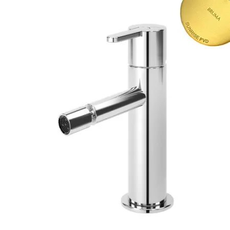 Смеситель для биде Bruma Leaf, золото матовое PVD, ручка тип 2, 1671003PR