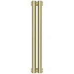 Радиатор отопления Сунержа Эстет-11, 2 секции, боковое подключение, цвет шампань, 020-0302-5002