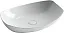 Умывальник Ceramicanova Element CN5016 56х40х15.5см накладной овальный без перелива, CN5016