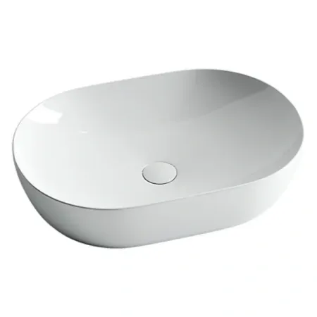Умывальник Ceramicanova CN5009 60х41.5х13.5см накладной овальный без перелива, CN5009