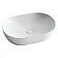 Умывальник Ceramicanova CN5009 60х41.5х13.5см накладной овальный без перелива, CN5009