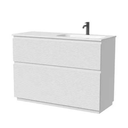 Тумба под раковину Sancos Folk Floor FL120FLW/FL120FRW, 120 см, напольная, чаша левая/правая, bianco