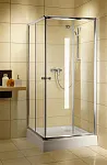 Душевой уголок Radaway Classic C 1850 80x80x185 коричневое/хром