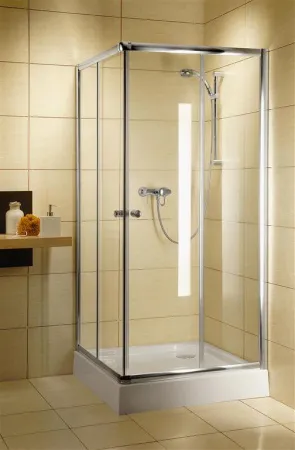 Душевой уголок Radaway Classic C 1850 80x80x185 коричневое/хром