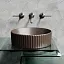 Раковина Ceramicanova Element CN6057MDB, 36 см, сантехфарфор, цвет темно-коричневый матовый